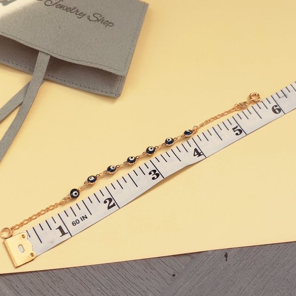 Advs jewelry Jewelry Gold Filled Baby Bracelet Evil Eye Kids